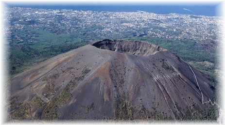 Vista panoramica Vesuvio